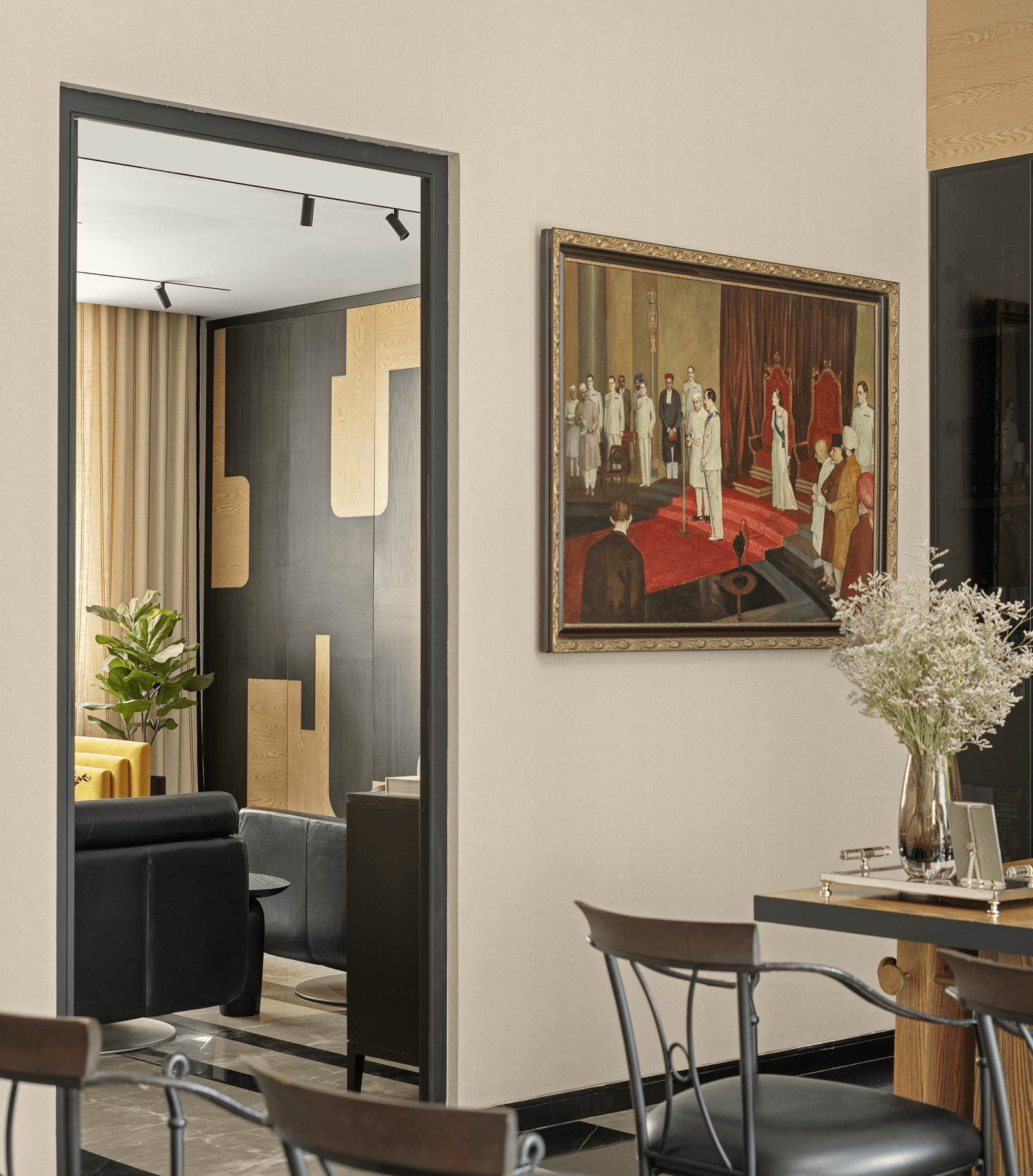 Luxury seating area