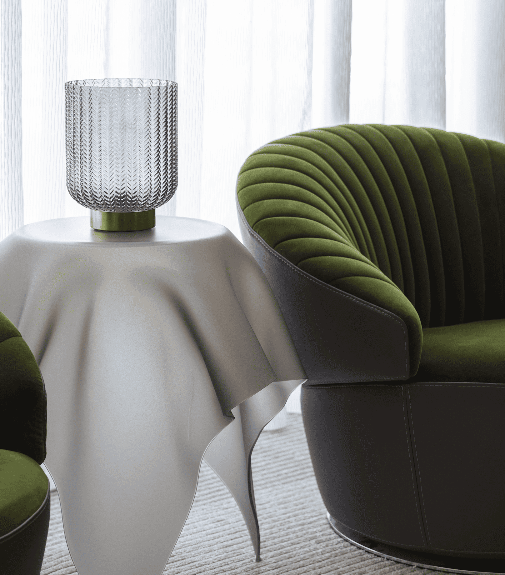 Luxury seating area